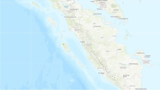 印尼西苏门答腊发生5.8级地震