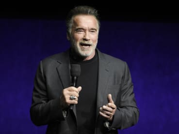 Arnold Schwarzenegger 'fine' following four-car crash in LA