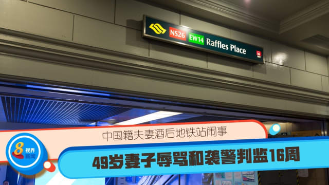 中国籍夫妻酒后地铁站闹事 49岁妻子辱骂和袭警判监16周