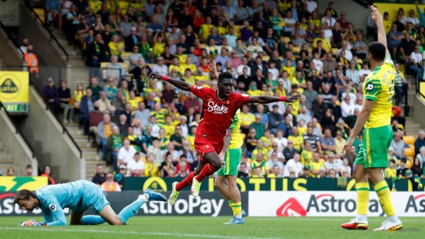 Football: Sarr double for Watford leaves Norwich winless in Premier League Football: Sarr double for Watford leaves Norwich winless in Premier League