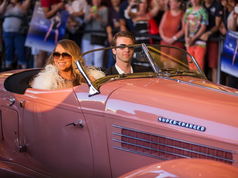 Gallery: Pop star Mariah Carey makes grand entrance for Vegas show