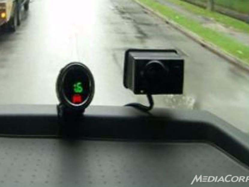 The Mobileye device. Photo: Channel NewsAsia