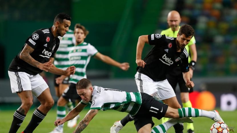 Sporting steamroller Besiktas in Lisbon Sporting steamroller Besiktas in Lisbon