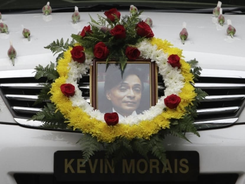The funeral of Kevin Morais. Photo: Malay Mail Online