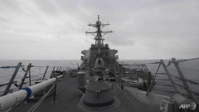 US warships transit Taiwan Strait, China denounces 'provocation' US warships transit Taiwan Strait, China denounces 'provocation'