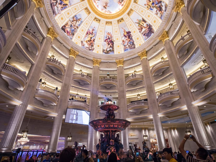 The Parisian in Macau, which opened on Sept 13. Photo: AFP