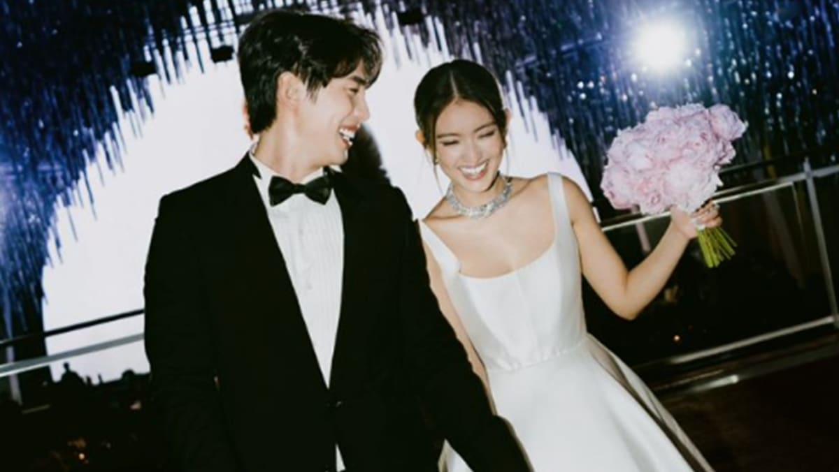 Mediacorp artistes Hong Ling and Nick Teo got married