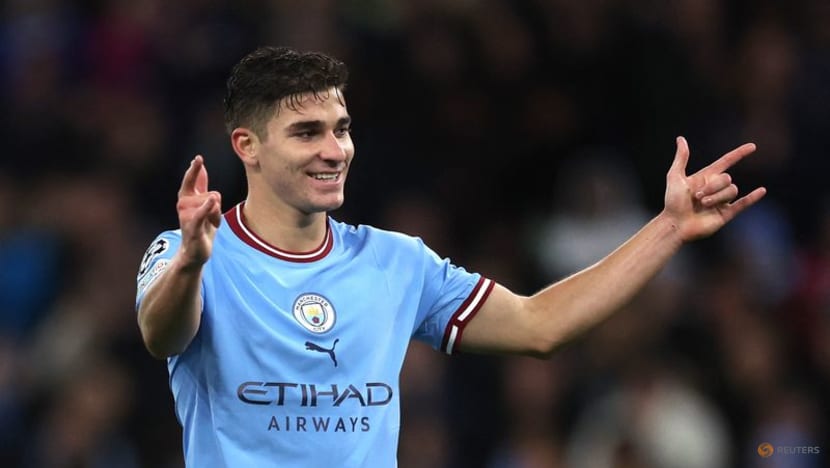 Soccer-Relentless Haaland at the double as Man City crush Copenhagen Soccer-Relentless Haaland at the double as Man City crush Copenhagen