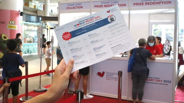 新加坡心脏基金举行巡回展览 提高公众对心血管疾病意识