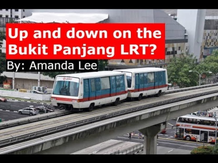 Up and down on the Bukit Panjang LRT