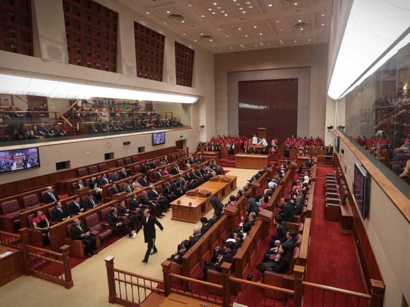 The opening of the 13th Parliament of Singapore on Jan 15, 2016.