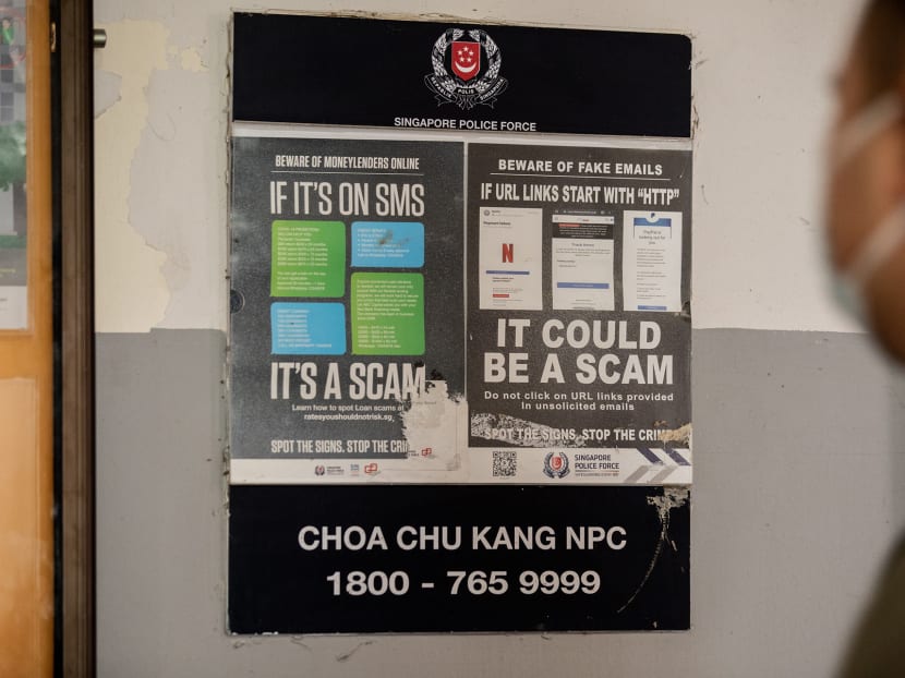 The increase in total crime reports in 2021 was driven by a surge in scam cases, the Singapore Police Force said on Feb 16, 2022. The increase in total crime reports in 2021 was driven by a surge in scam cases, the Singapore Police Force said on Feb 16, 2022.