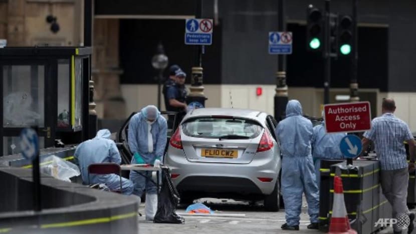 Police probe 'terrorist' car attack outside UK parliament