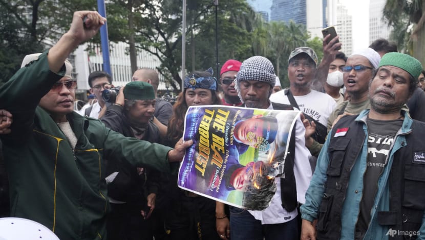 Indonesian Muslims protest Quran burning in Sweden Indonesian Muslims protest Quran burning in Sweden