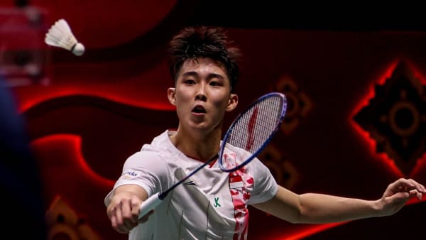 Singapore's Loh Kean Yew wins first match at badminton World Tour Finals