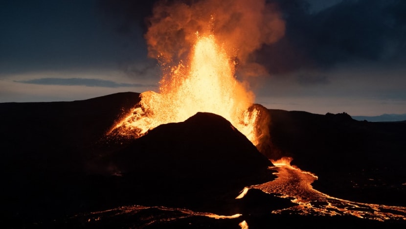 Volcano erupts near Iceland's capital in seismic hot spot Volcano erupts near Iceland's capital in seismic hot spot