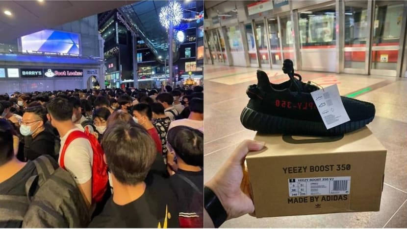 importere rygte Devise IN FOCUS: Foot Locker crowds offer glimpse into cut-throat world of  reselling sneakers - CNA