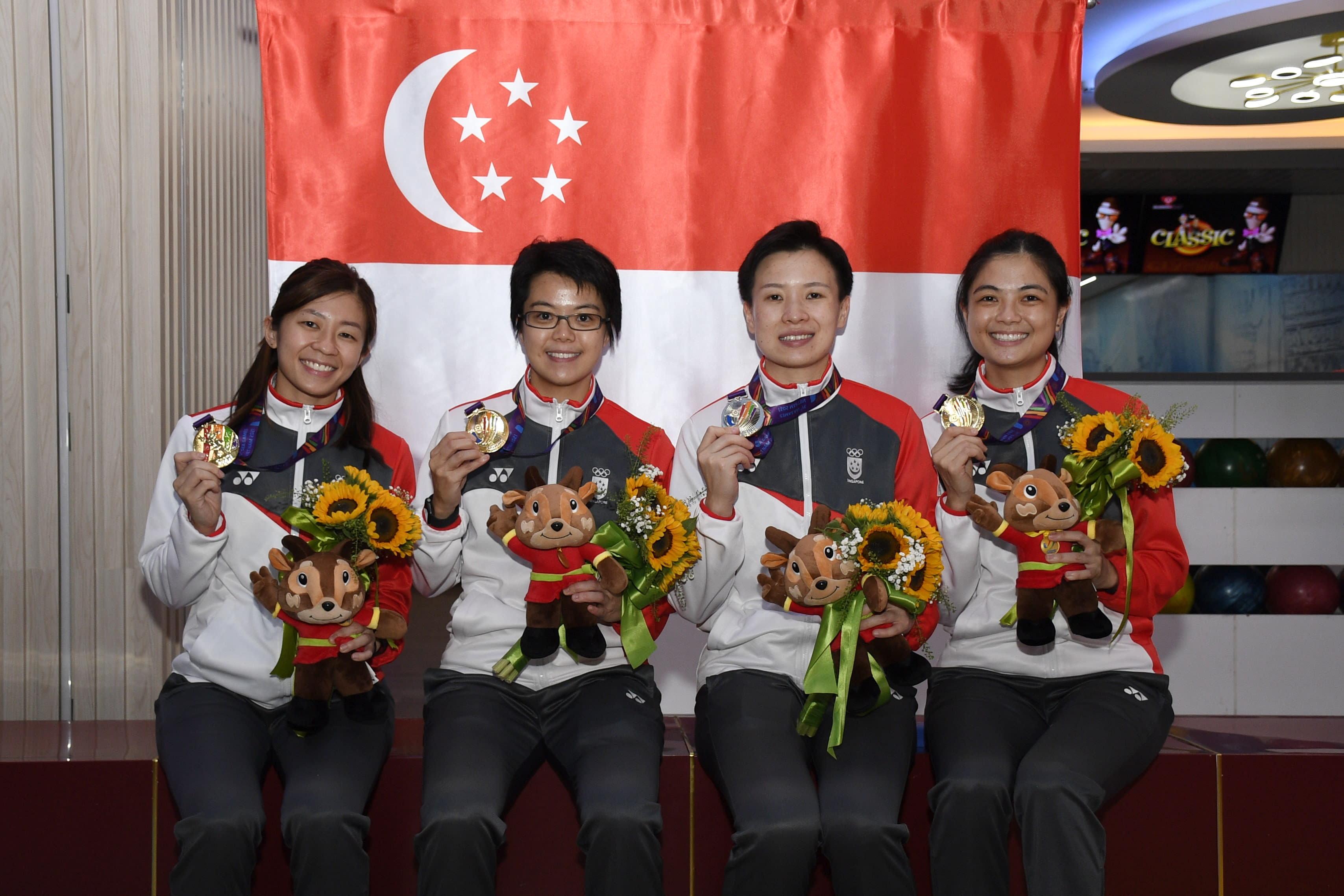 Singapore's women complete sweep of bowling golds at SEA Games 