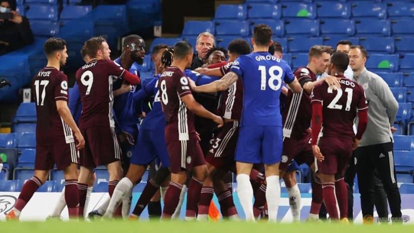 Football: Chelsea and Leicester charged over players' clash Football: Chelsea and Leicester charged over players' clash