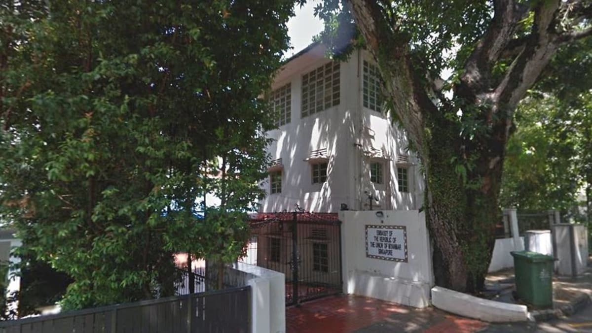 3 Men Being Investigated By Police For Allegedly Protesting Outside Myanmar Embassy In Singapore Cna