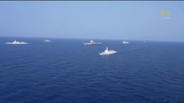 台湾国防部：中国大陆山东号航舰编队 今午通过台湾海峡