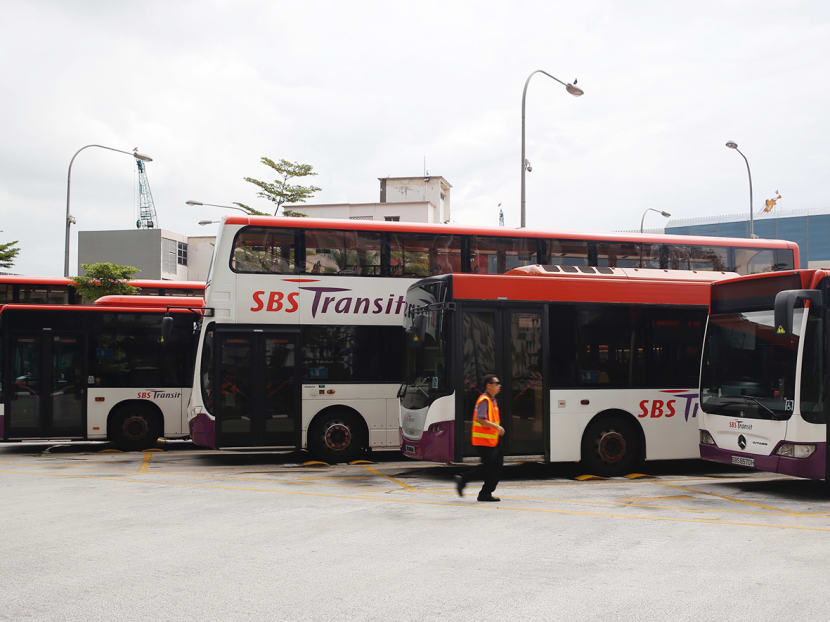 A 48-year-old woman suffered fractures on multiple parts of her body after a bus that Leong Siew Meng was driving collided into her.