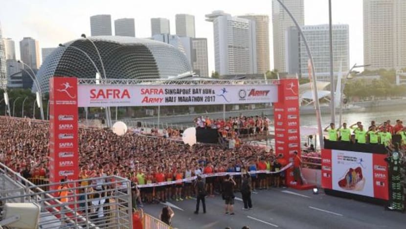 Acara larian SAFRA S'pore Bay Run dan Army Half Marathon tarik 41,000 peserta