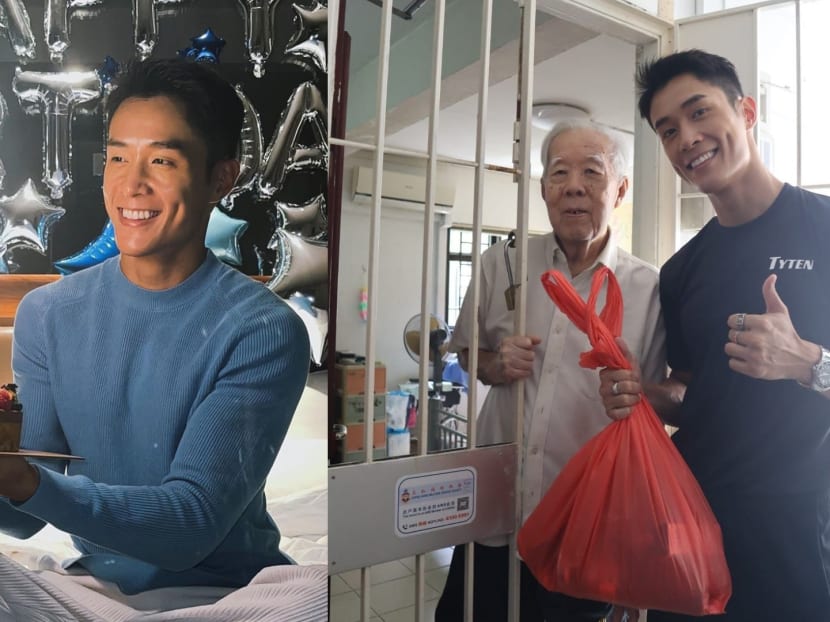 Tyler Ten gave out care packages to the elderly in Ang Mo Kio for his 27th birthday, was surprised the old folks could recognise him