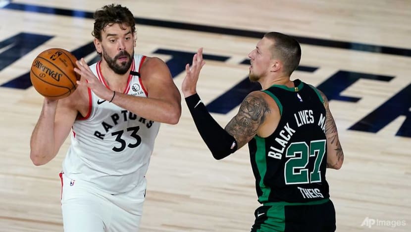 Basketball: Celtics rout Raptors in NBA series opener, Clippers advance