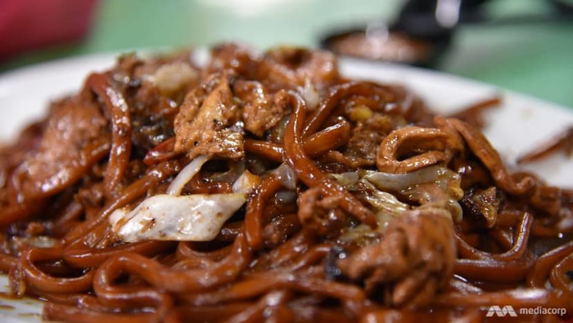 Crispy chicken cracklings the star ingredient in this halal Hokkien mee in Petaling Jaya