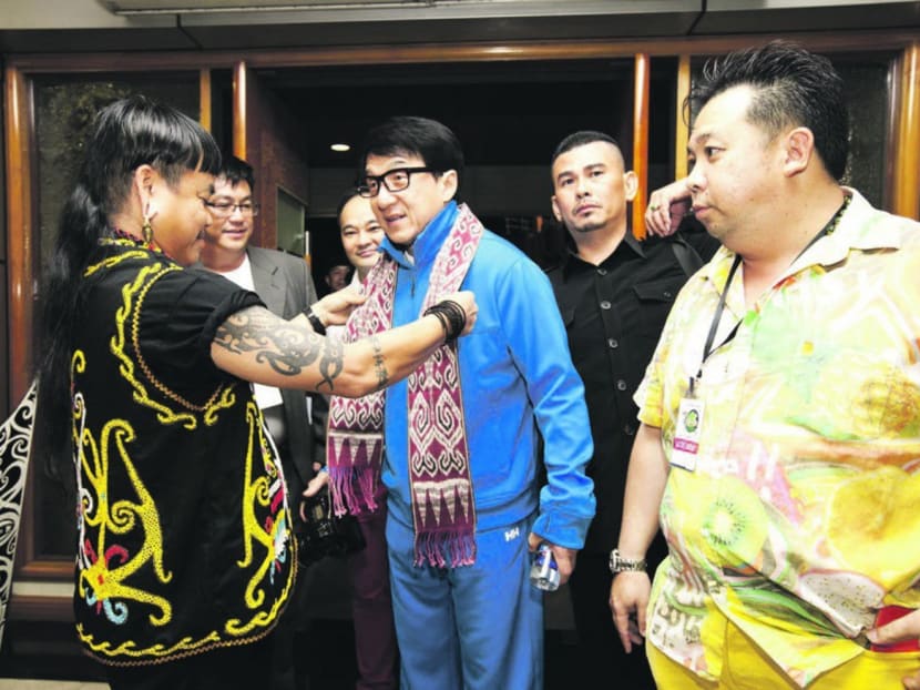 Hong Kong superstar Jackie Chan attending the ASEAN International Film Festival & Awards in 2015. Photo: AIFFA
