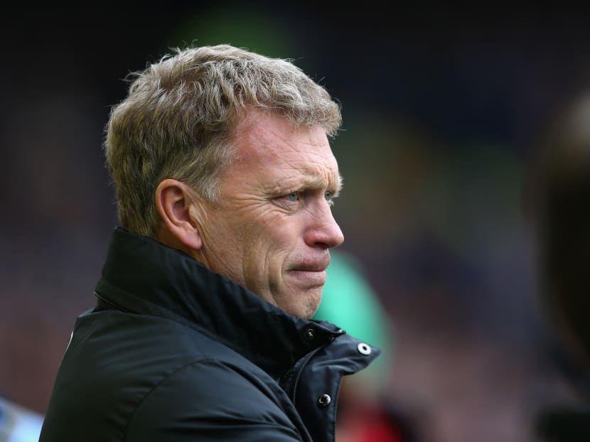 David Moyes, manager of Manchester United, looks on during the Premier League match between Everton and Manchester United at Goodison Park on April 20, 2014 in Liverpool, England.  Photo: Getty Images