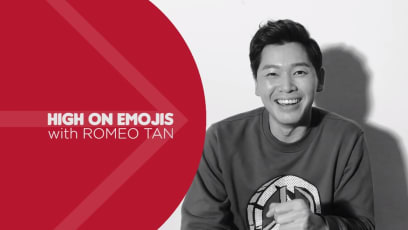 Which Cute But Unglam Emoji Does Romeo Tan Say Looks Most Like Him?