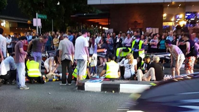 4 cedera dalam kemalangan di Tanjong Pagar, pemandu ditangkap disyaki mabuk