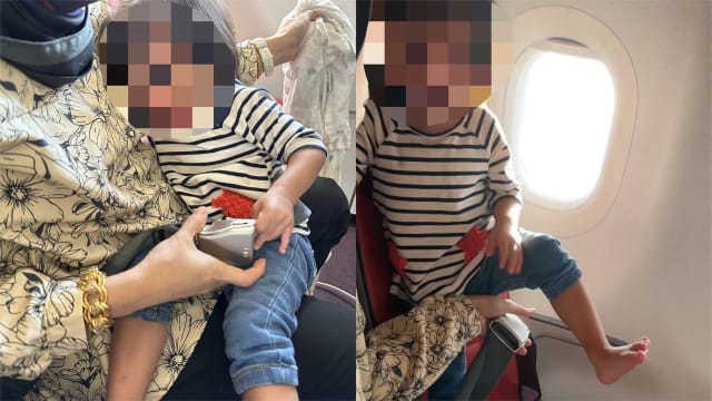 马国两岁女童不愿系安全带 全家差点被赶下飞机