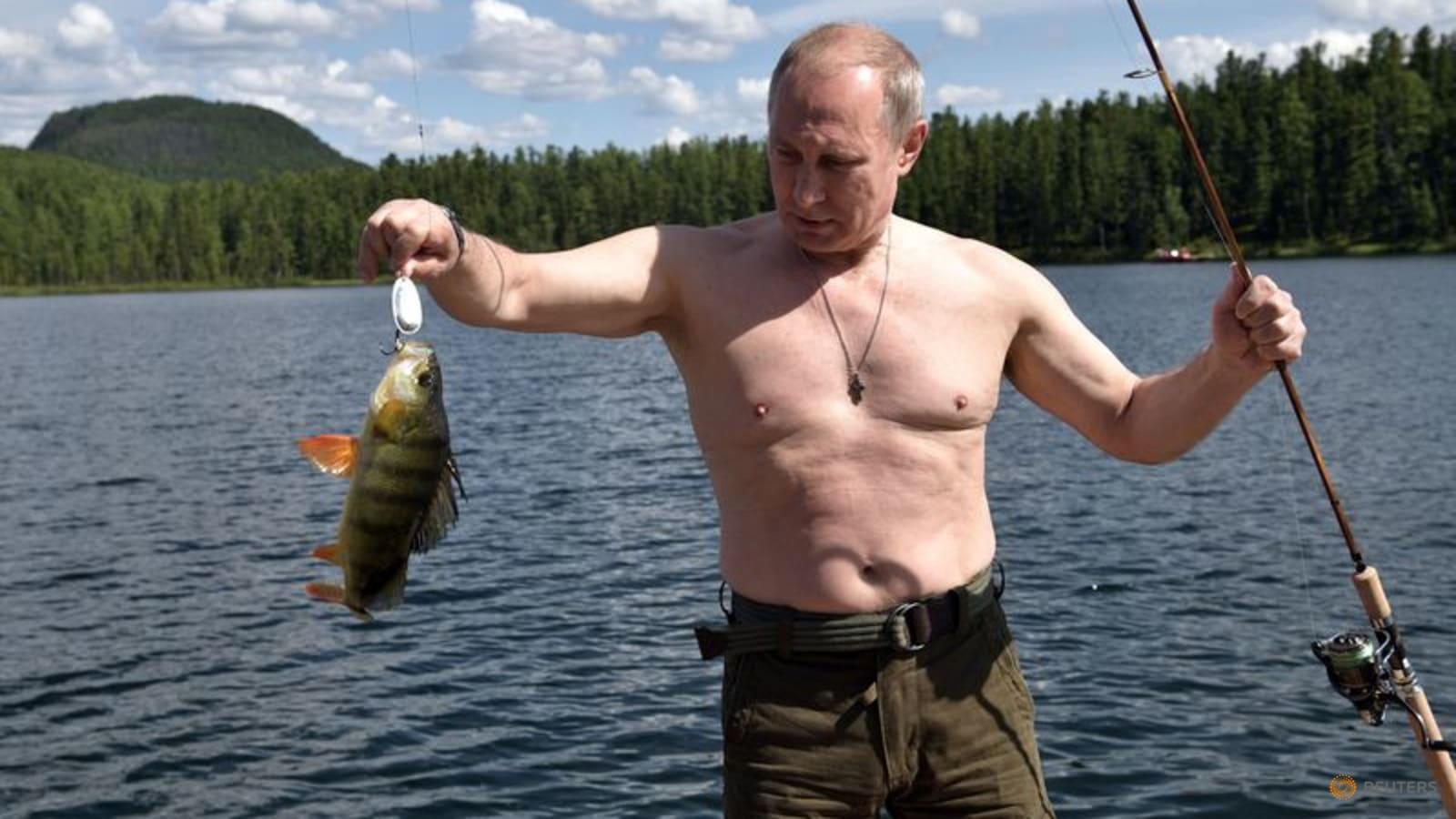 Leaders at G7 mock bare-chested horseback rider Putin
