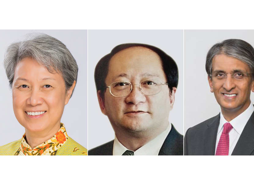 Mr Lee Theng Kiat (centre) will take over Ms Ho Ching (left) as chairman of Temasek International, an arm of Temasek Holdings, in April 2019. Mr Dilhan Pillay Sandrasegara (right) will be chief executive officer of Temasek International.