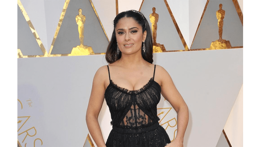 Salma Hayek explains 'freaky' Oscar gaffe Salma Hayek explains 'freaky' Oscar gaffe