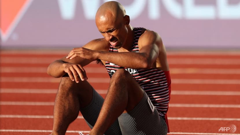 Olympic champion Warner out of decathlon after injury Olympic champion Warner out of decathlon after injury