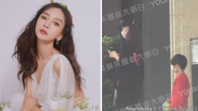 Netizens Slam Angelababy For Using Her Phone The Whole Time She Was With Her 5-Year-Old Son At A Theme Park