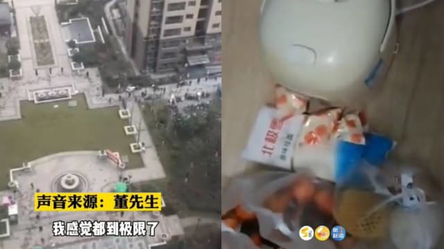 西安隔离男连吃九天泡面几崩溃 热心邻居送菜送面送饭锅