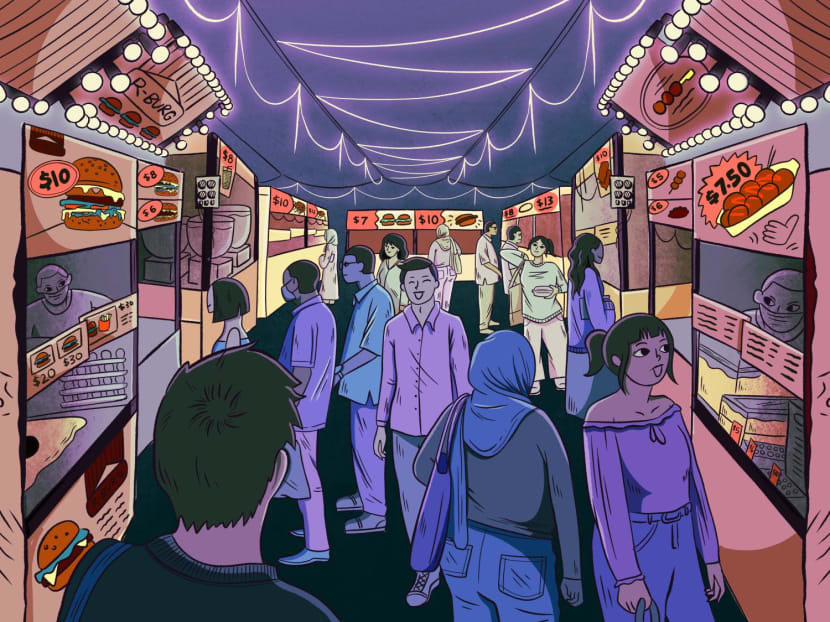 Besides the wide variety of goods available, festive bazaars and pasar malam provide an avenue for visitors to bond with families and friends. However, prices of the pasar malam offerings are escalating in recent years. 