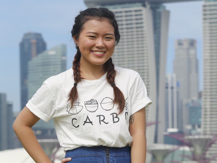 Jaslyn Goh, 21, started Singapore's first vegan mart. Photo: Ernest Chua
