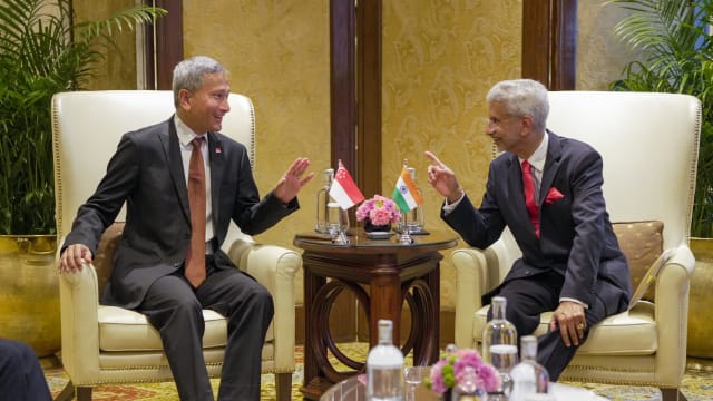新加坡和印度重申两国之间友好关系