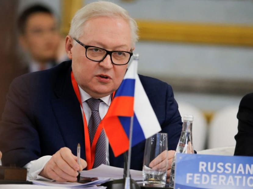Russian Deputy Foreign Minister and head of delegation Sergey Ryabkov attend a Treaty on the Non-Proliferation of Nuclear Weapons (NPT) conference in Beijing of the UN Security Council's five permanent members (P5) China, France, Russia, the United Kingdom, and the United States, China, January 30, 2019. REUTERS/Thomas Peter/Pool/Files Russian Deputy Foreign Minister and head of delegation Sergey Ryabkov attend a Treaty on the Non-Proliferation of Nuclear Weapons (NPT) conference in Beijing of the UN Security Council's five permanent members (P5) China, France, Russia, the United Kingdom, and the United States, China, January 30, 2019. REUTERS/Thomas Peter/Pool/Files