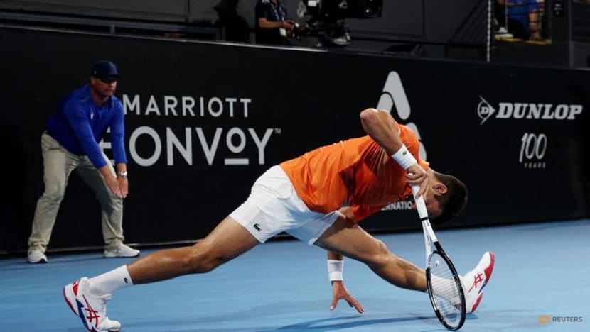 Djokovic lost sleep to deal with hamstring problem Djokovic lost sleep to deal with hamstring problem