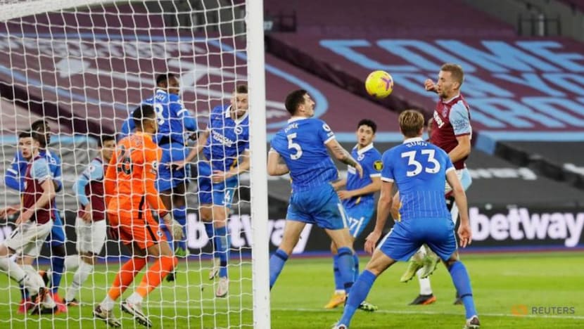 Football: West Ham come back twice to earn 2-2 draw against Brighton Football: West Ham come back twice to earn 2-2 draw against Brighton