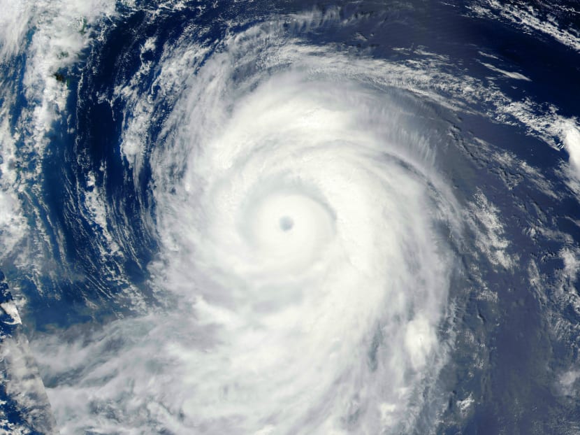 This Aug 28, 2016 NASA satellite image shows Typhoon Lionrock (12W) off Japan. Photo: NASA via AFP