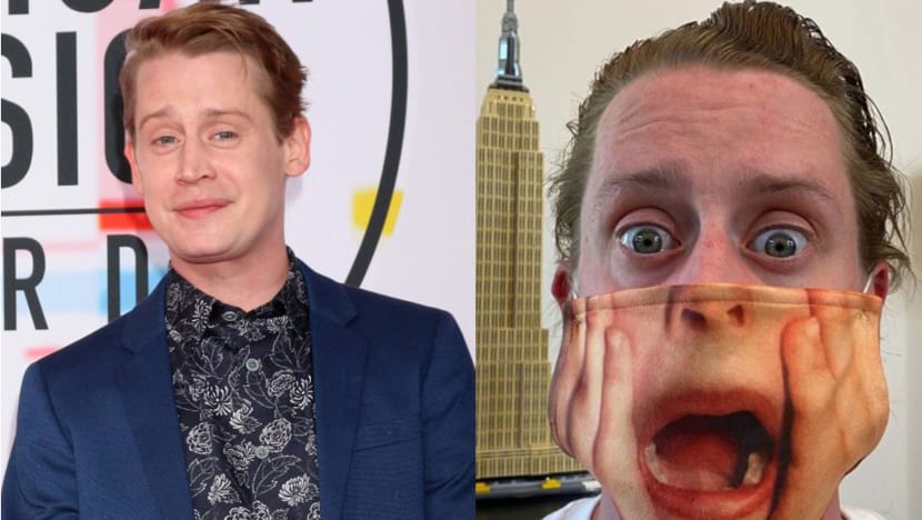 Macaulay Culkin's Home Alone-Themed Face Mask Is Both Funny And Creepy