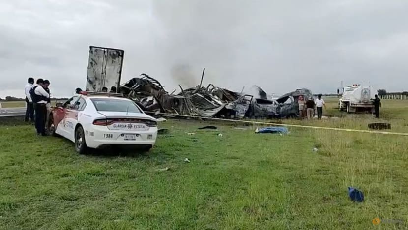 Tractor trailer crash in Mexico kills 13